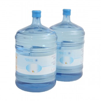 Nachfüllset für Wasserspender mit zwei 18,9 l Wasserflaschen und 200 Trinkbechern