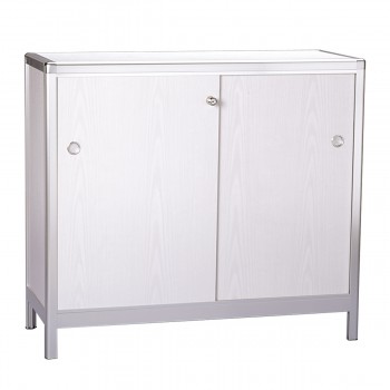 Thekenschrank, grau